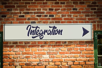 Schild 318 - Integration