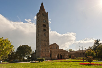 Abtei Abbazia di Pomposa, Gemeinde Codigoro, Provinz Ferrara, Emilia Romagna, Norditalien, Italien, Europa