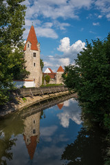Fototapeta na wymiar Marderturm in Abensberg (Bayern)
