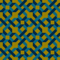 Origami. Seamless and simple geometric pattern in oriental style