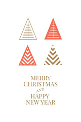 Fototapeta premium Winter holidays greeting card