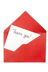 Envelope with Thank You Note