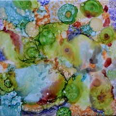 tile with multiple colors and shapes 