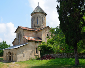 Fototapeta na wymiar Gelati Monastery old orthodox centre of religious life near Kutaisi - Georgia, UNESCO