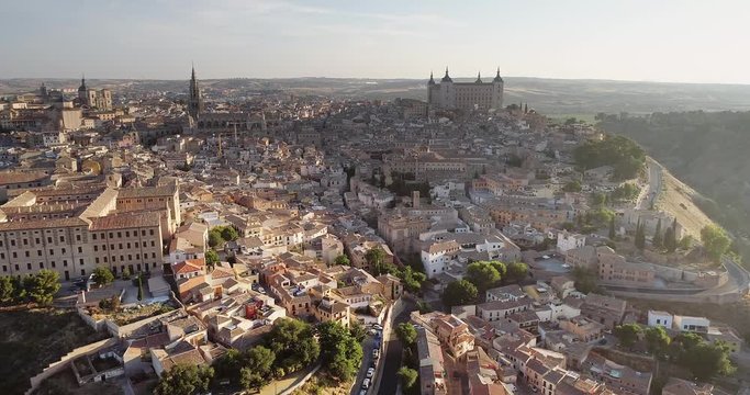 Aerial view of Toledo Spain