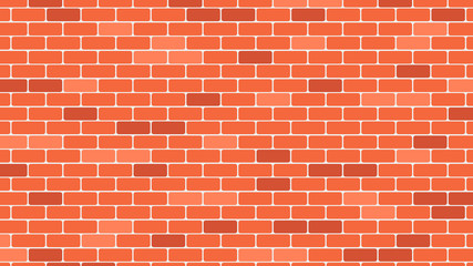 Red or orange brick wall background