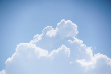 beautiful blue sky with clouds background