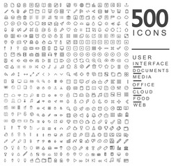 500 Icons Set