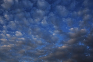 The sky in the clouds