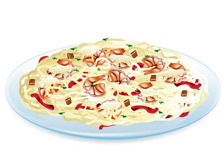 Shrimp Carbonara
