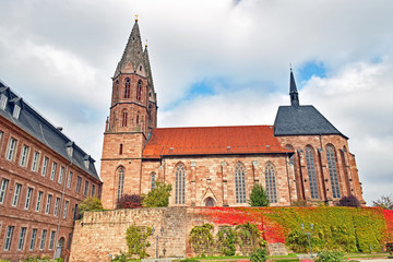 Fototapeta na wymiar St. Mary's Church in Heilbad Heiligenstadt (Thuringia / Germany) 