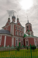 Fototapeta na wymiar The Church of the Forty martyrs of Sebaste in Pereslavl-Zalessky, Yaroslavl oblast, Russia