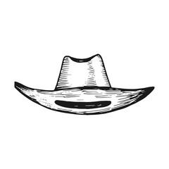 hat hand drawing vector. vintage insulated element