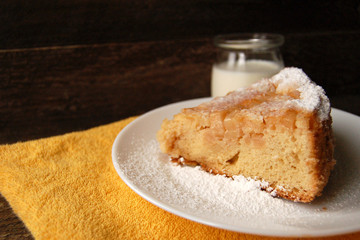 Homemade Organic Apple Pie Dessert