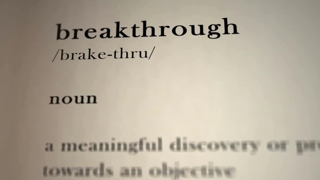 Breakthrough Definition