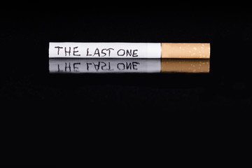 The last one cigarette