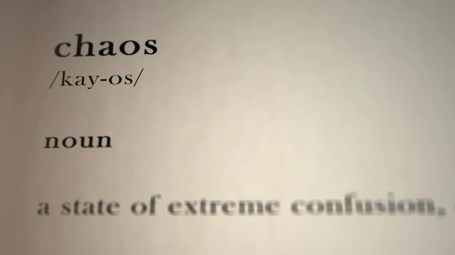 Chaos Definition