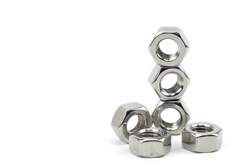 Stainless steel nut for mechanical work