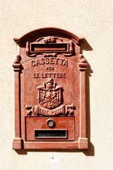 Briefkasten, Altstadt  Orvieto, Umbrien, Umbria, Italien, Italia