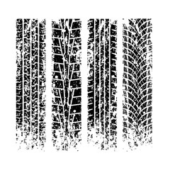 Grunge tire tracks set 2