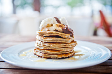 Банановые оладьи / Banana pancakes