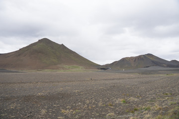 Landschaft im Möðrudalsöræfi - Gebiet / Hochland im Nord-Osten Islands