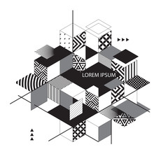 ABSTRACT MODERN TEMPLATE BACKGROUND. GEOMETRIC ELEMENT. DIVERSE PATTERN