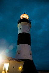 The lighthouse at the entrance of the Bay of all saints