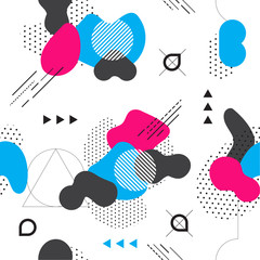 GEOMETRIC SEAMLESS PATTERN. ABSTRACT BACKGROUND.