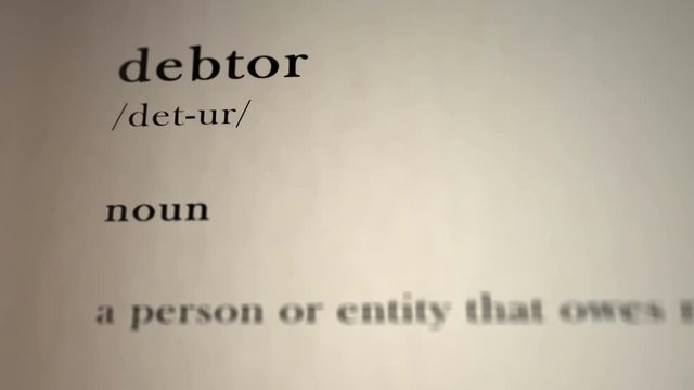 Debtor Definition