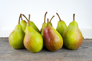 Pears isolated on white background