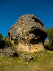 Huge stone in nature.
