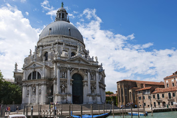 Kirche Santa Maria della Salute, Stadtteil Dorsoduro, Venedig, Venezia, Italien