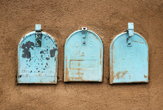 Blue Mailboxes