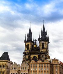 Fototapeta premium Church of our lady before tyn at Prague