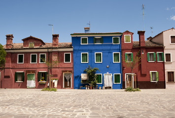 Fototapeta na wymiar Insel Burano, Venedig, Venezia, Italien
