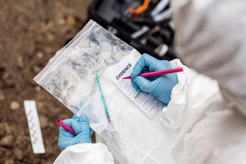 Crime scene investigation - collecting evidence
