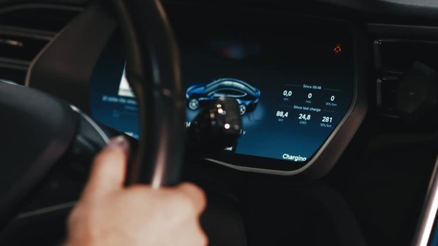 Charging of an electric car
