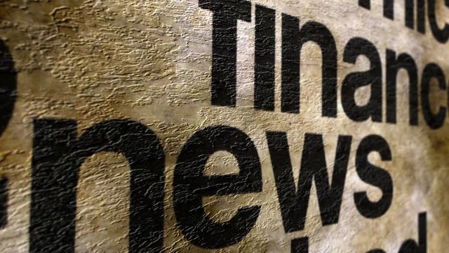 Financial news grunge concept