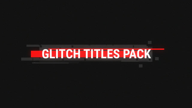 Static Glitch Titles