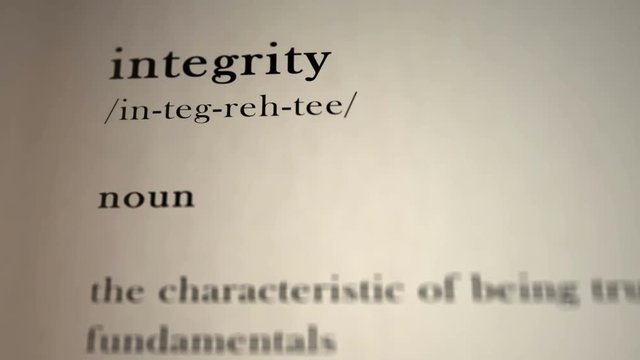 Integrity Definition