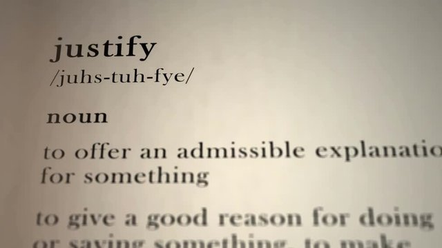 Justify Definition