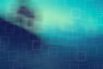 blurred abstract / blue violet gradient background square bokeh, beautiful technological modern background, blurred lines abstract gray