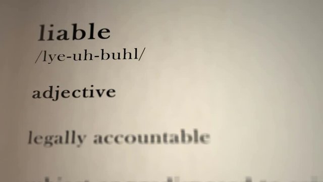 Liable Definition