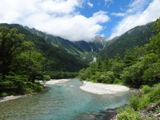 上高地 梓川