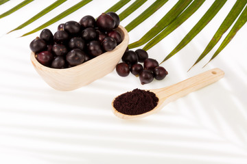 Fruit and acai powder - Euterpe oleracea