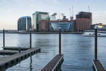 Obraz premium Boston city skyline