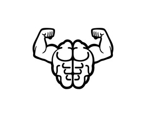 Fototapeta premium Strong Brain logo