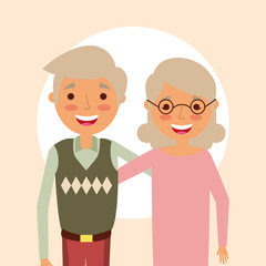 Fototapeta premium grandparents day card