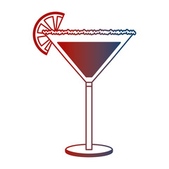 cocktail glass drink alcohol salt orange slice